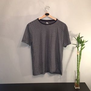 H&M Navy And White Striped Tee